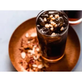 Jallab with Date Molasses and Rose Water