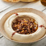 Hummus With Tahini and Meat Plate