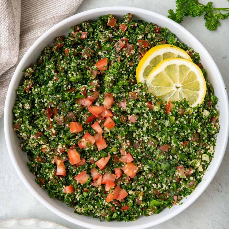 Tabbouleh plate