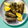 A Plate Of Grape Leaves